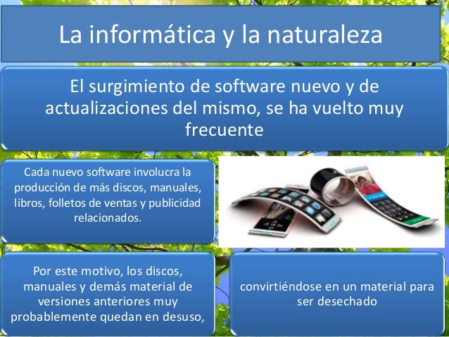 Como afecta a la naturaleza la informática