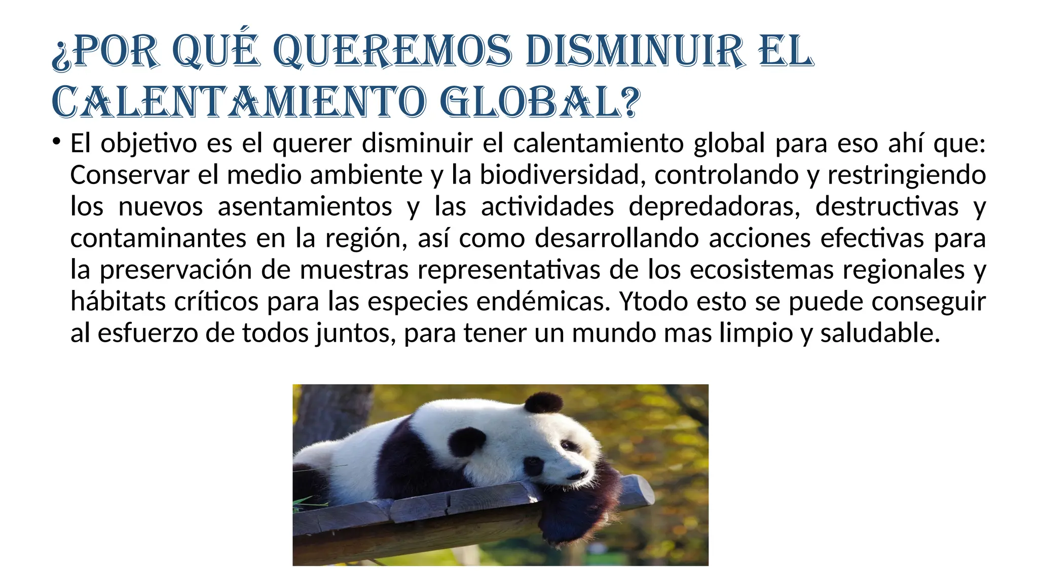 COMO AFECTA EL CALENTAMIENTO GLOBAL A LOS animales.pptx | Descarga Gratuita
