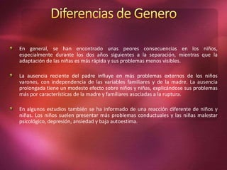 Efectos del divorcio en los hijos | PPTX