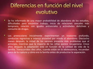 Efectos del divorcio en los hijos | PPTX