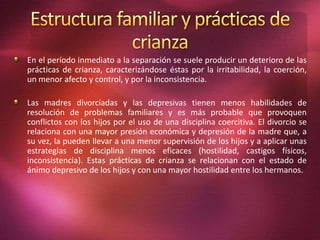 Efectos del divorcio en los hijos | PPTX