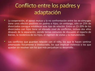 Efectos del divorcio en los hijos | PPTX