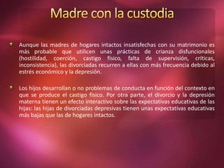 Efectos del divorcio en los hijos | PPTX