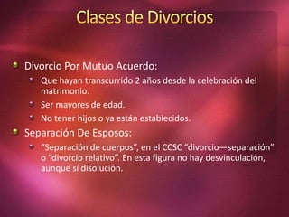 Efectos del divorcio en los hijos | PPTX