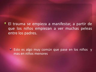 Efectos del divorcio en los hijos | PPTX