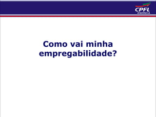 Como vai minha
empregabilidade?

 