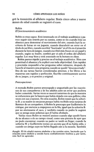 Como aprenden los niños