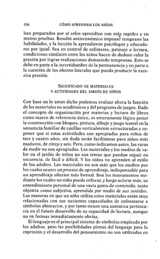 Como aprenden los niños