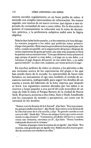 Como aprenden los niños