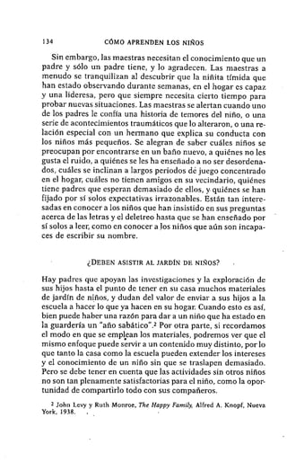 Como aprenden los niños