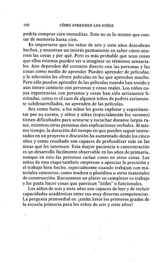 Como aprenden los niños