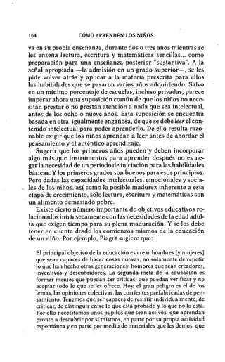 Como aprenden los niños