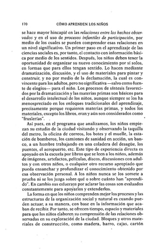 Como aprenden los niños