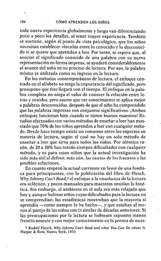 Como aprenden los niños