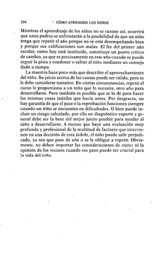 Como aprenden los niños