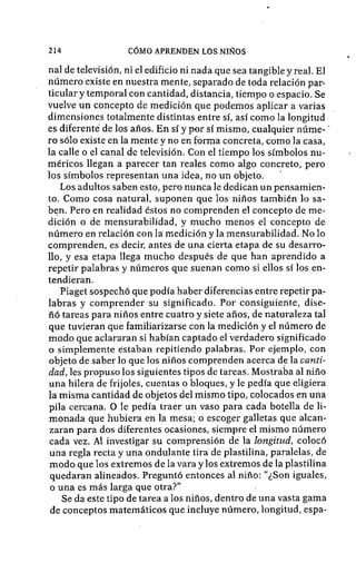 Como aprenden los niños