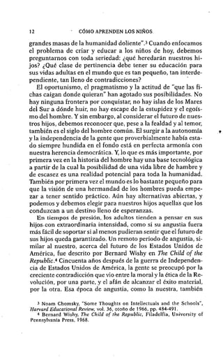 Como aprenden los niños