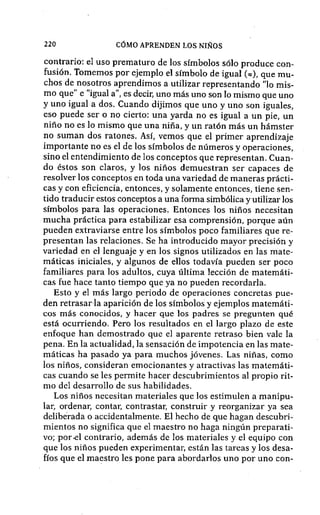 Como aprenden los niños