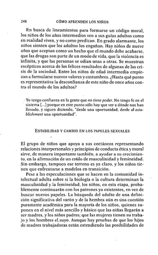 Como aprenden los niños