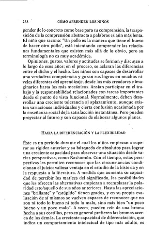 Como aprenden los niños