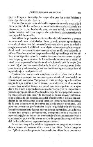 Como aprenden los niños