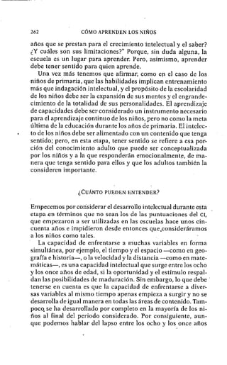 Como aprenden los niños