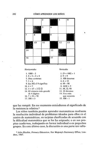 Como aprenden los niños