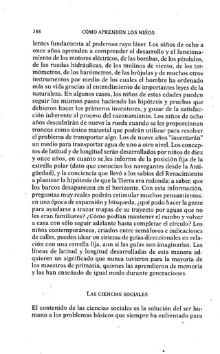 Como aprenden los niños