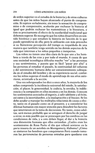 Como aprenden los niños