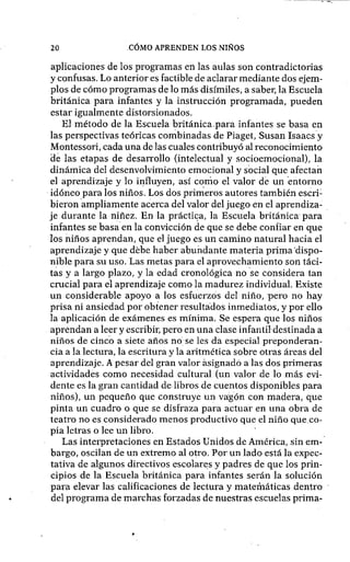 Como aprenden los niños