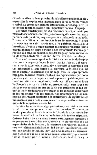 Como aprenden los niños