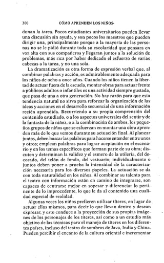 Como aprenden los niños