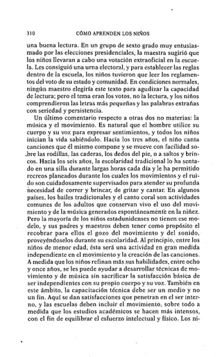 Como aprenden los niños