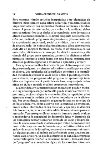 Como aprenden los niños