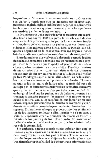 Como aprenden los niños