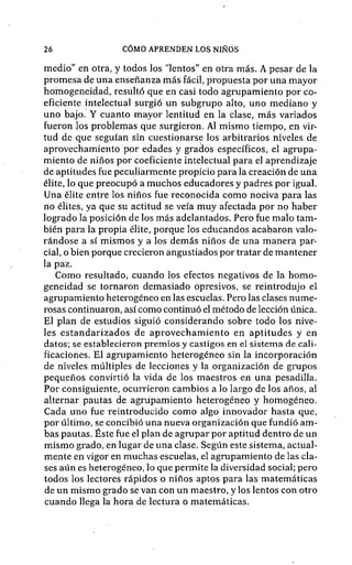 Como aprenden los niños