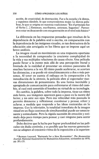 Como aprenden los niños