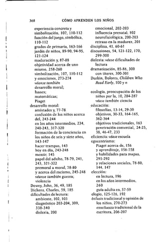 Como aprenden los niños