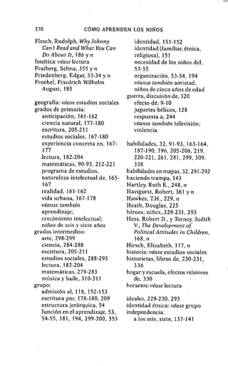 Como aprenden los niños