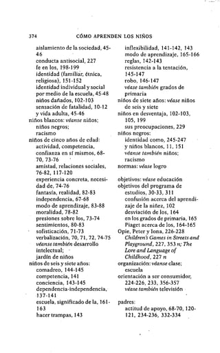 Como aprenden los niños