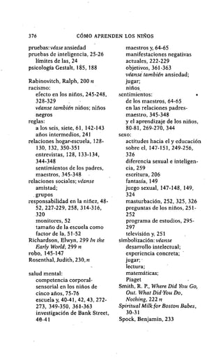 Como aprenden los niños