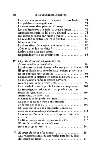 Como aprenden los niños