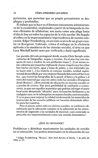 Como aprenden los niños