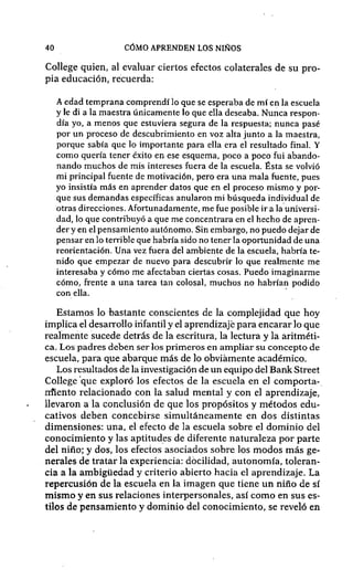 Como aprenden los niños