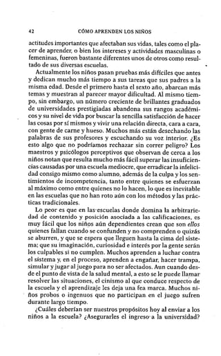 Como aprenden los niños