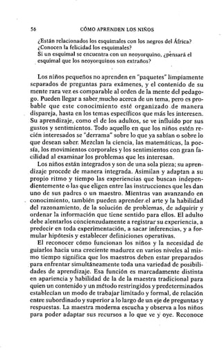 Como aprenden los niños