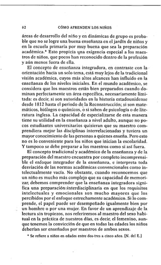 Como aprenden los niños