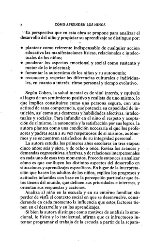 Como aprenden los niños