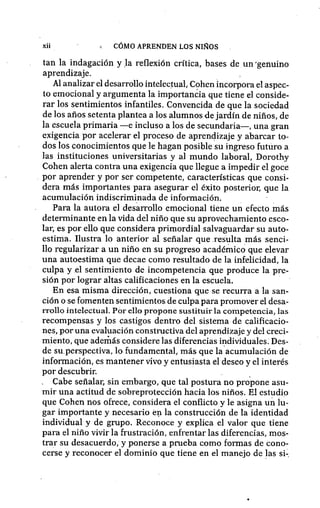 Como aprenden los niños