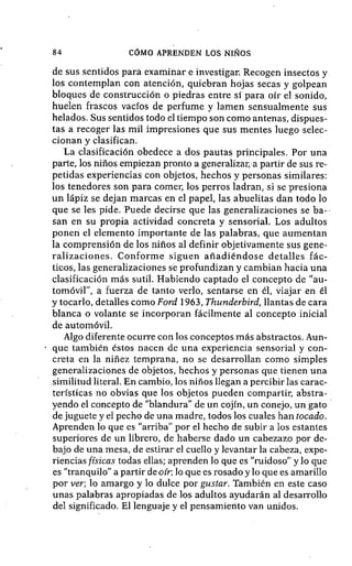 Como aprenden los niños